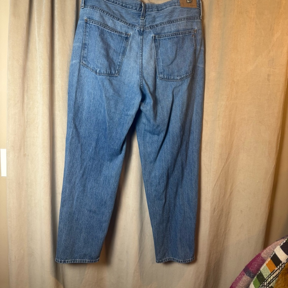Madewell slouchy boy Jean‎ Blue Denim women’s Size 31 baggy - Picture 7 of 12